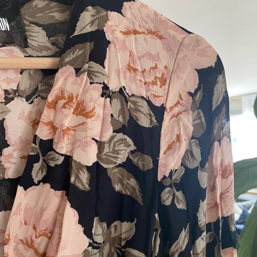 Reformation | Porter Wrap Dress In Roma Floral Print | S - Picture 4 of 7